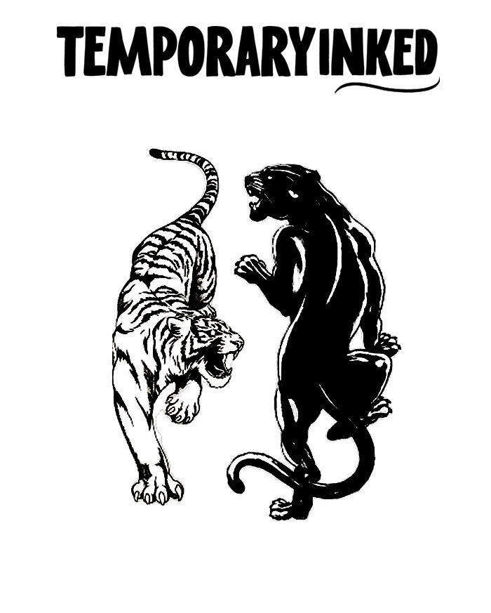 Tiger x Panther Tattoo