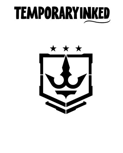Triple Star Crown Tattoo