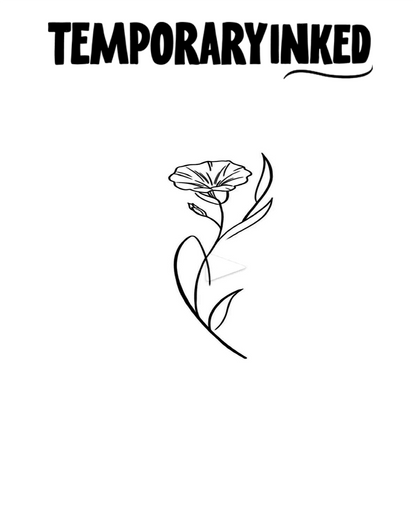Trumpet Flower Tattoo