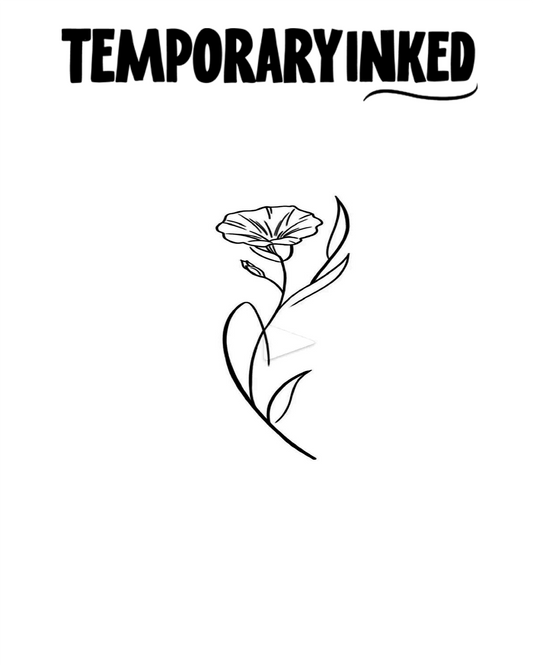 Trumpet Flower Tattoo