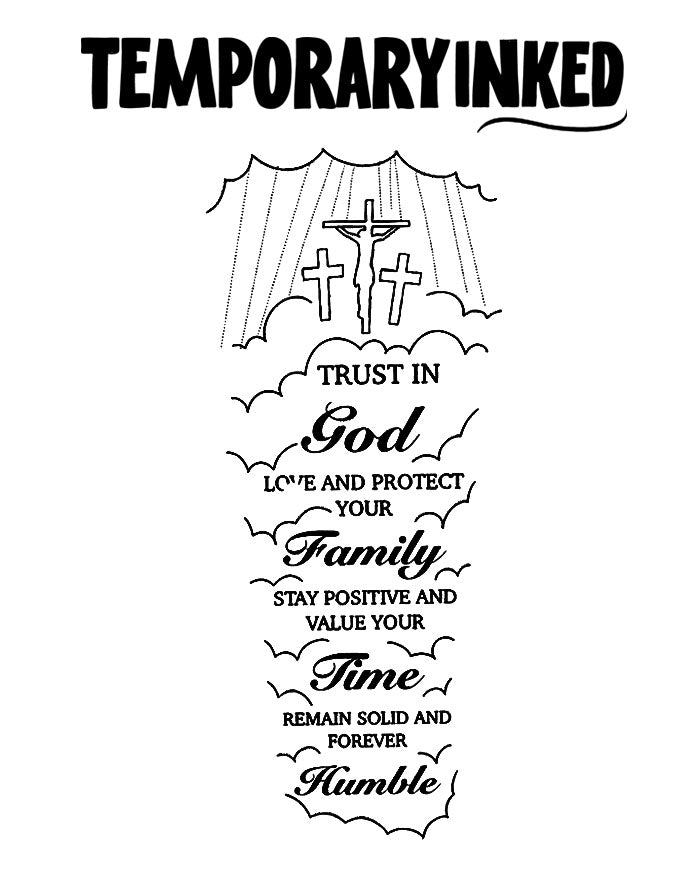 Trust In Faith XL Tattoo