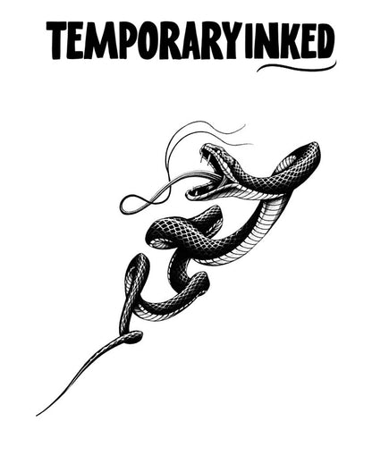 Venomous Snake Tattoo