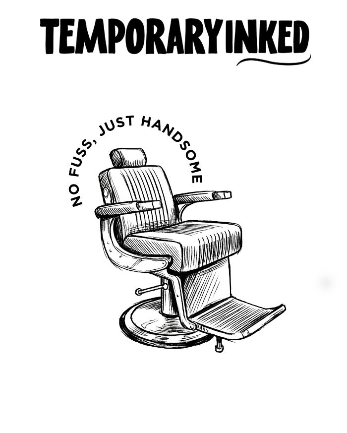 Vintage Barber Chair Tattoo