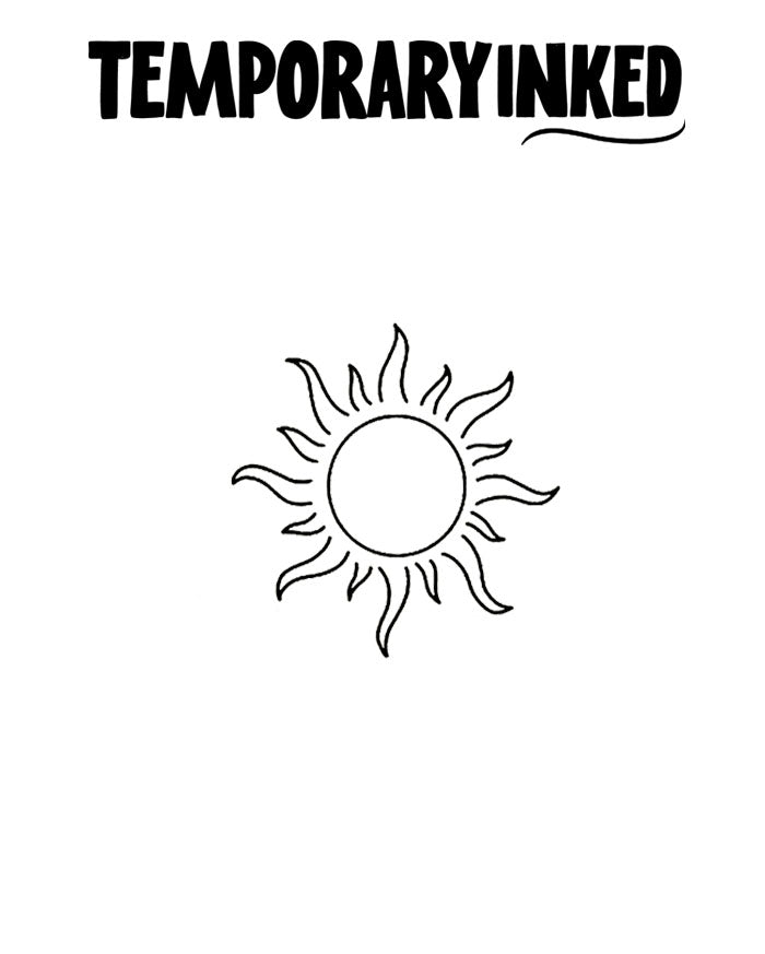 Radiant Sun Tattoo