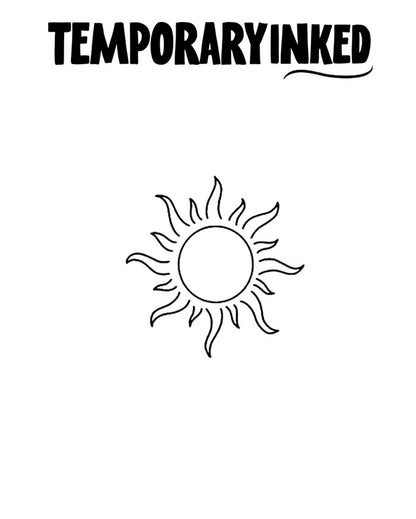 Radiant Sun Tattoo