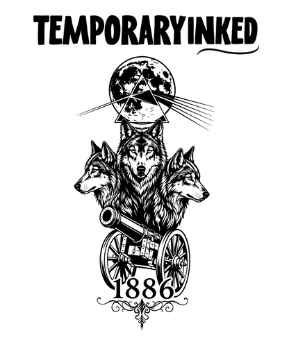 Wolves and Artillery Tattoo