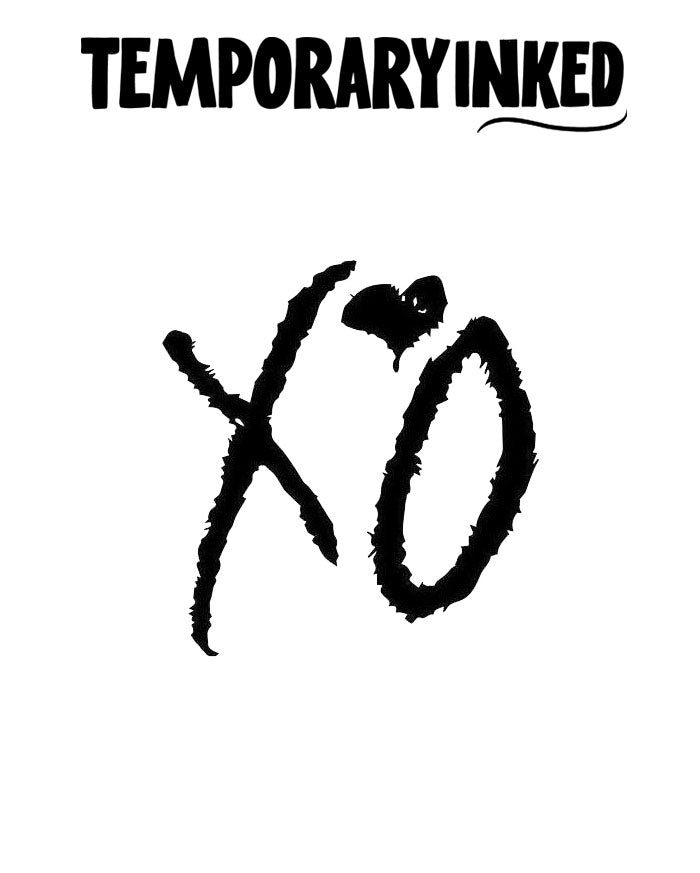 XO Symbol Tattoo